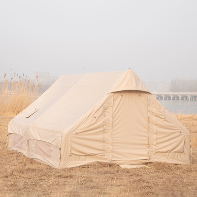 Vier Jahreszeiten aufblasbares Campingzelt tragbares Doppelschichtklappbares