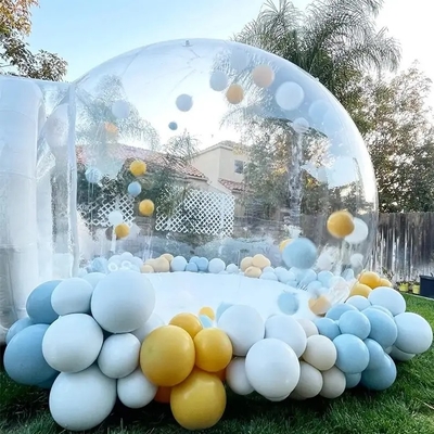 Transparentes aufblasbares Blasentent 100% PVC-Blasenhaus mit Bläser