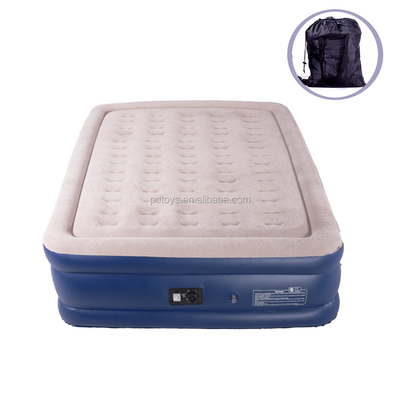Elektrische Luftmatratze mit Aufblasen- und Aufblasungsschlafbett Soft Plush Flocking Matratze Dauerhaft automatisch