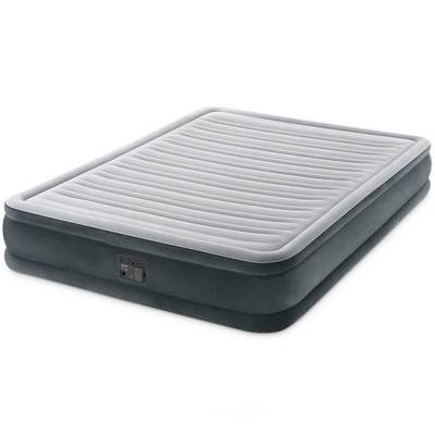 Flocked PVC aufblasbare Schlafmatte tragbare Luftmatratze mit Pumpe