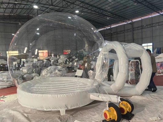 Weihnachts-Themen Außen Bubble Zelt Transparent Bubble Dome Zelt