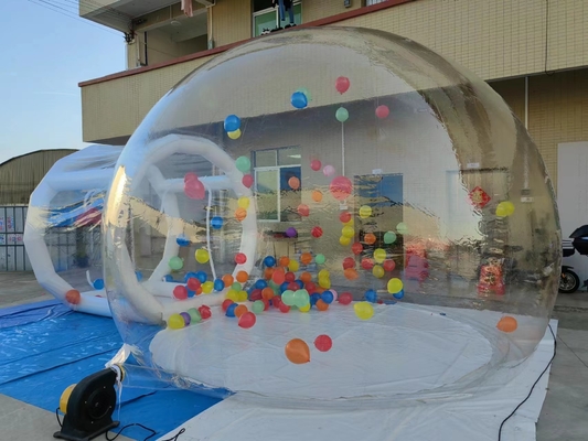 Weihnachts-Themen Außen Bubble Zelt Transparent Bubble Dome Zelt