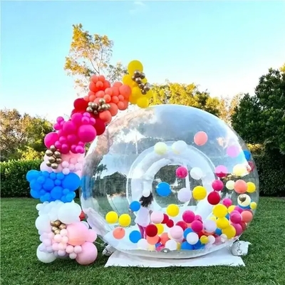 Transparentes aufblasbares Bubble-Zelt Bubble-Haus 5m mit Blaser